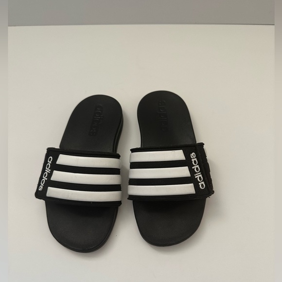 Adidas Adilette Comfort Kids’ Slide Sandals - Picture 1 of 5